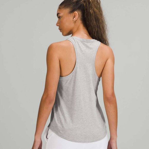 Lululemon Love Tank Top Size 6 - Heathered Core Light Grey - Picture 3 of 5